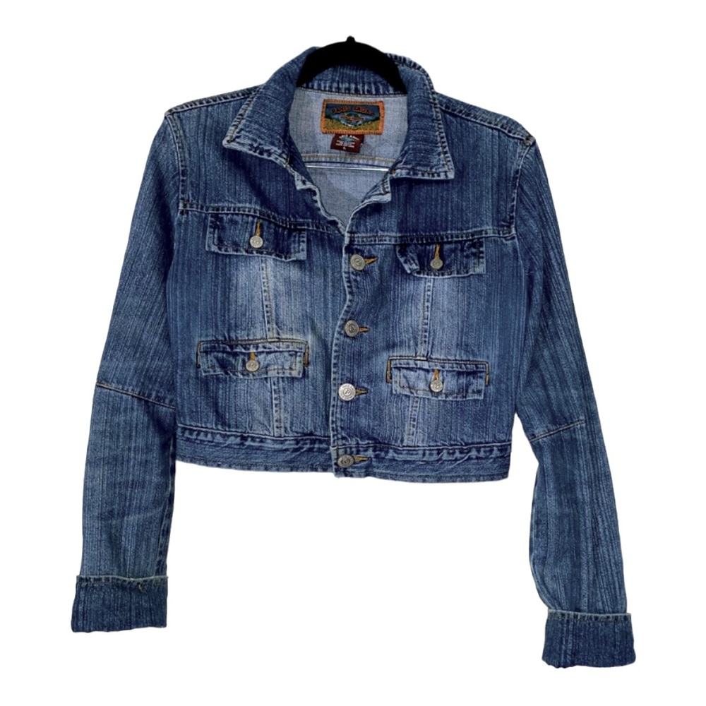 Paris Angel World Famous Jean Jacket Dark Stonewashed (Large)
